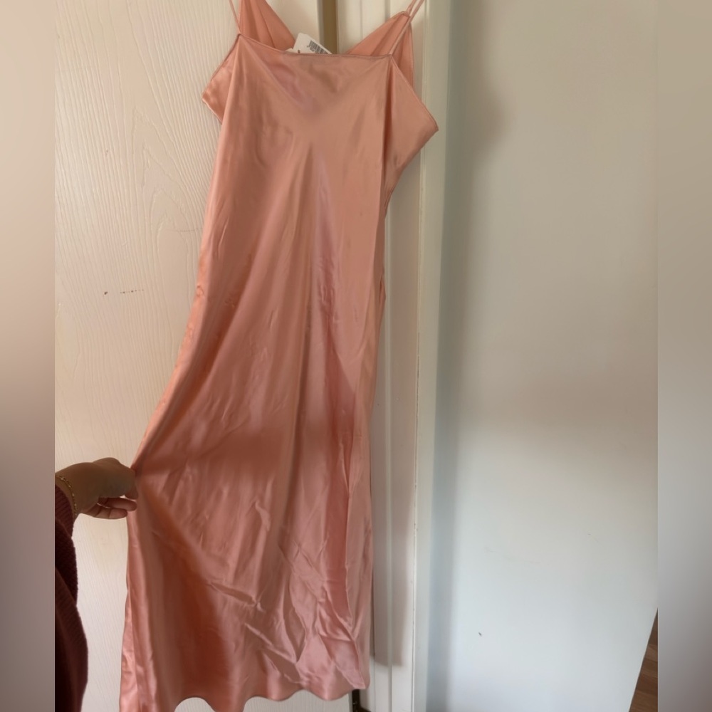 RODARTE Flower Ruched Silk-Satin Dress - Picture 7 of 9